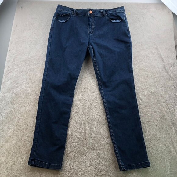 Mugsy Mens Jeans Size 40x32 Studio Blues Classic Blue Dark Wash Denim Casual - Picture 14 of 15